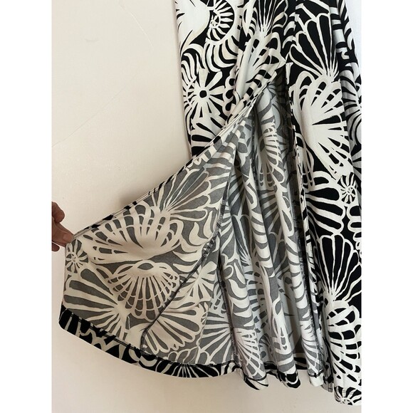 Free People Stevie Midi Maxi Black & White Floral Beach‎ Dress Size XS - Picture 8 of 15